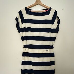 Helly Hansen Nautical Stripe Dress | Women’s Size Small,hidden drawstring